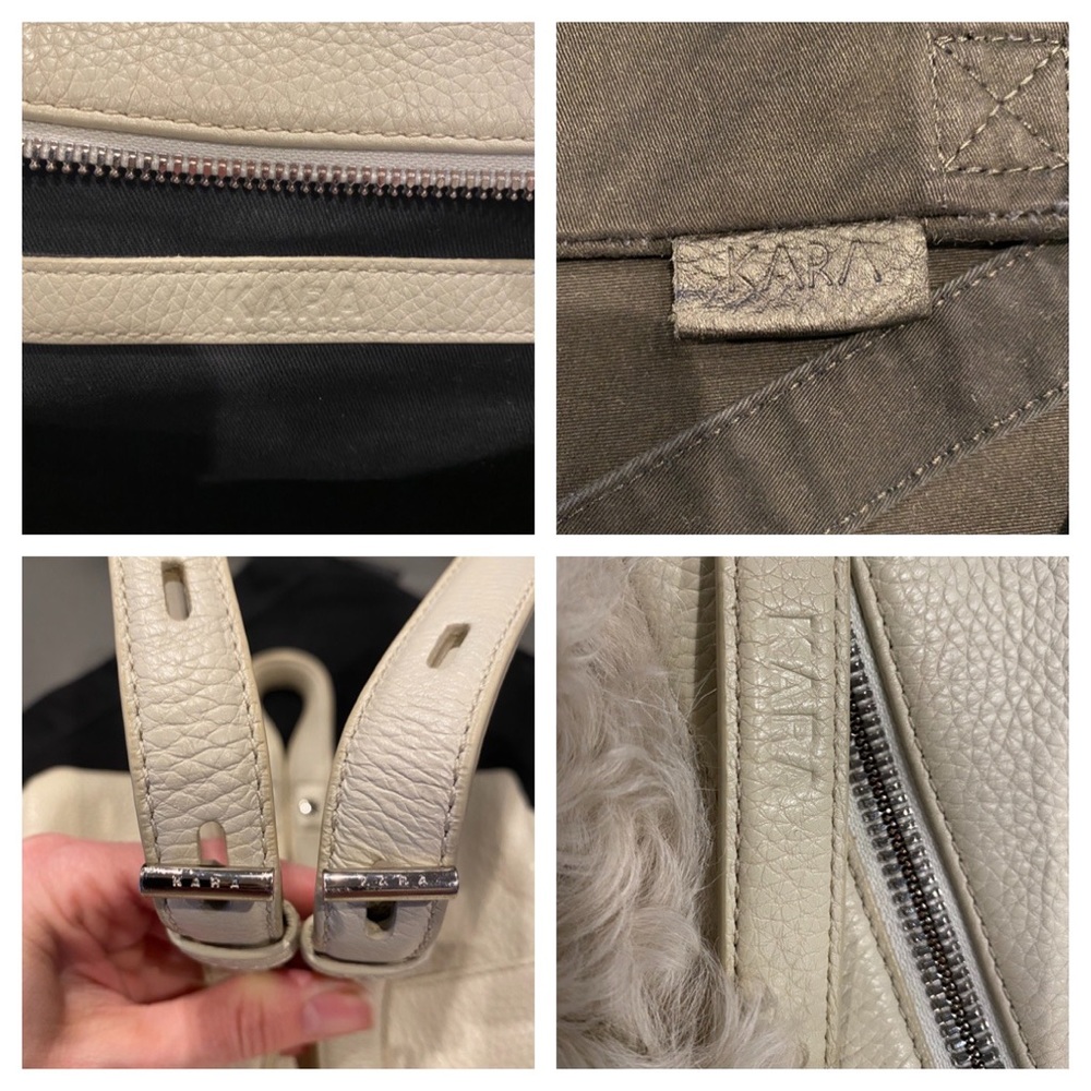 🔹KARA Shearling Small Backpack - Picture 7 of 8